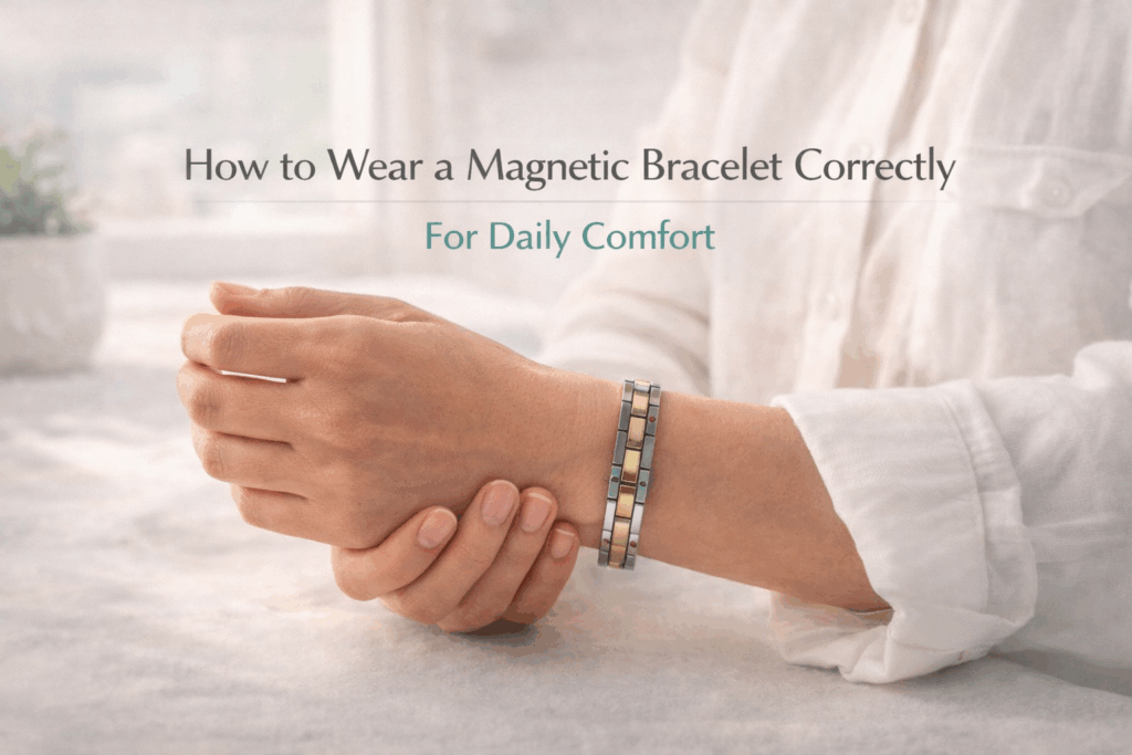 How to Wear a Magnetic Bracelet Correctly